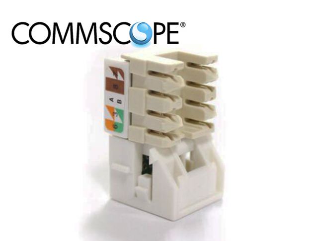 康普超五類非屏蔽模塊