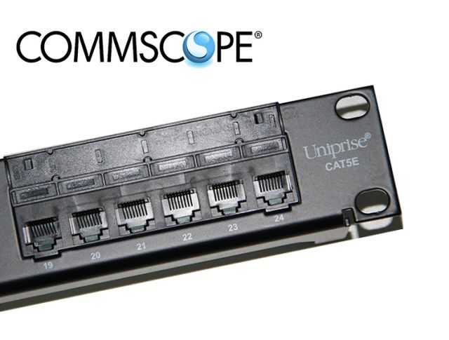 康普超五類非屏蔽配線架