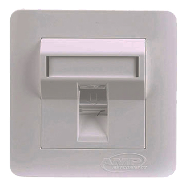 AMP安普斜口單口面板